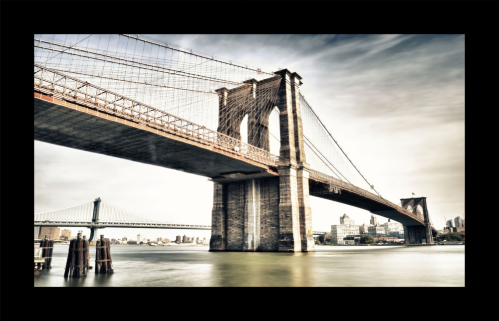 Brooklyn Köprüsü  Cam Tablo
