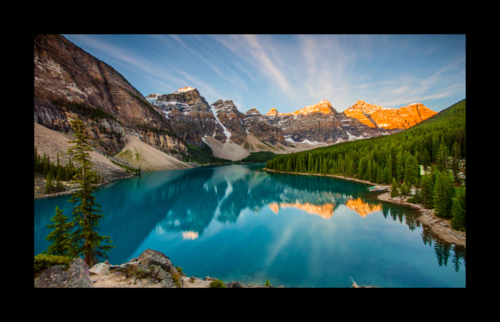 Banff Ulusal Parkı  Cam Tablo