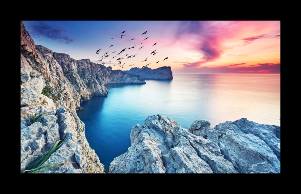 Formentor Burnu  Cam Tablo