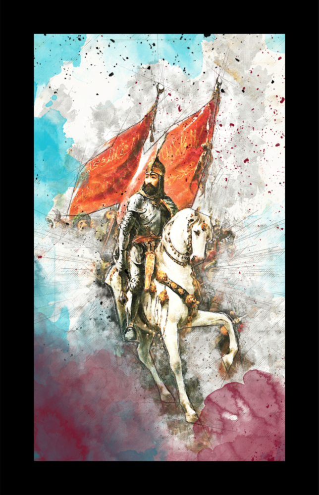 Fatih Sultan Mehmet  Cam Tablo