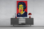 Pop Art Kraliçe II. Elizabeth Cam Tablo