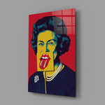 Pop Art Kraliçe II. Elizabeth Cam Tablo