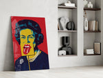 Pop Art Kraliçe II. Elizabeth Cam Tablo