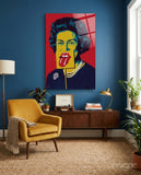 Pop Art İmparatoriçe Cam Tablo