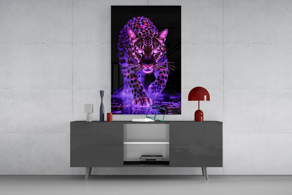 Neon Leopar Cam Tablo