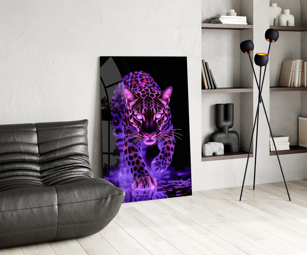Neon Leopar Cam Tablo