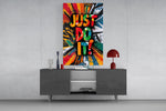 Canlı 'Just Do It' Motivasyon Cam Tablo
