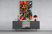 Canlı 'Just Do It' Motivasyon Cam Tablo