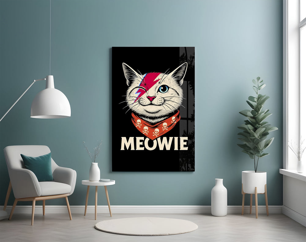 Meowie Bowie Kedi Cam Tablo