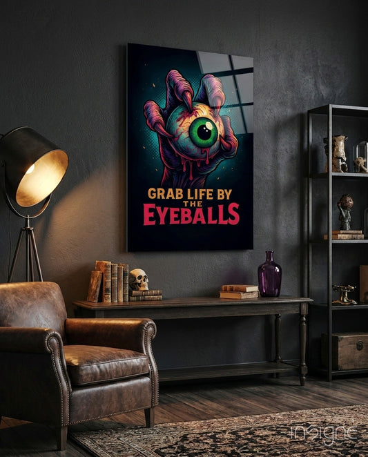 Kıyametin Gözleri Cam Tablo