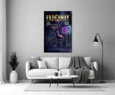 Fadeaway Cobra Jump Shot Glass Wall Art