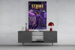 Strike Cobra Slam Dunk Glass Wall Art
