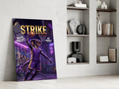 Strike Cobra Slam Dunk Glass Wall Art