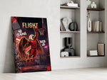 Flight Bald Eagle Slam Dunk Glass Wall Art