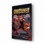 Crossover Fox Streetball Dribble Glass Wall Art