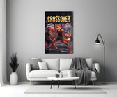 Crossover Fox Streetball Dribble Glass Wall Art