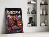 Crossover Fox Streetball Dribble Glass Wall Art