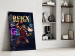 Reign Roaring Lion Slam Dunk Glass Wall Art