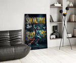 Showtime Wolf Streetball Dunk Glass Wall Art