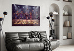 Legends Animal Basketball Team Glass Wall Art