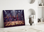 Legends Animal Basketball Team Glass Wall Art