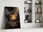 Chase the Light Gold Vintage Camera Glass Wall Art