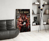 Beast Mode Gorilla Gym Motivation Glass Wall Art