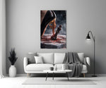 Stiletto Checkmate Chess King Glass Wall Art