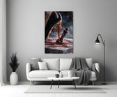 Stiletto Checkmate Chess King Glass Wall Art