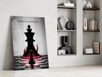 Mindset Is Everything Chess King Glass Wall Art