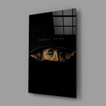 Money Talks Torn Dollar Bill Eyes Glass Wall Art