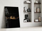 Money Talks Torn Dollar Bill Eyes Glass Wall Art