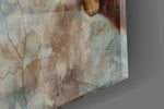 Creation of Cat Ginger Kitten Paw Glass Wall Art