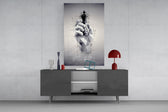 Focus on the Best Chess King Glass Wall Art