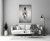 Focus on the Best Chess King Glass Wall Art
