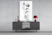 Balance Brain Heart Tree and Divers Glass Wall Art