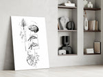 Balance Brain Heart Tree and Divers Glass Wall Art