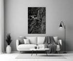 Every Fall a Chance to Rise Winged Angel Glass Wall Art