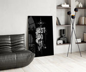Phoenix Bold Motivational Typography Glass Wall Art