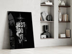 Phoenix Bold Motivational Typography Glass Wall Art