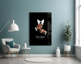 The Rebels Never Obey Tattooed Hands Glass Wall Art