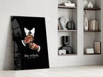 The Rebels Never Obey Tattooed Hands Glass Wall Art