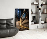 Cosmic Colosseum Fountain Pen Glass Wall Art
