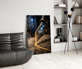 Cosmic Colosseum Fountain Pen Glass Wall Art