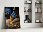 Cosmic Colosseum Fountain Pen Glass Wall Art