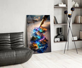 Fountain Pen Ink Fantasy World Glass Wall Art