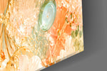 Peach Blossom Dreamer Portrait Glass Wall Art