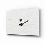Be the King Chess Pawn Shadow Glass Wall Art