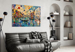 Venice Grand Canal Kandinsky Style Glass Wall Art