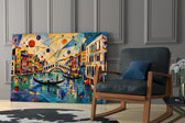 Venice Grand Canal Kandinsky Style Glass Wall Art
